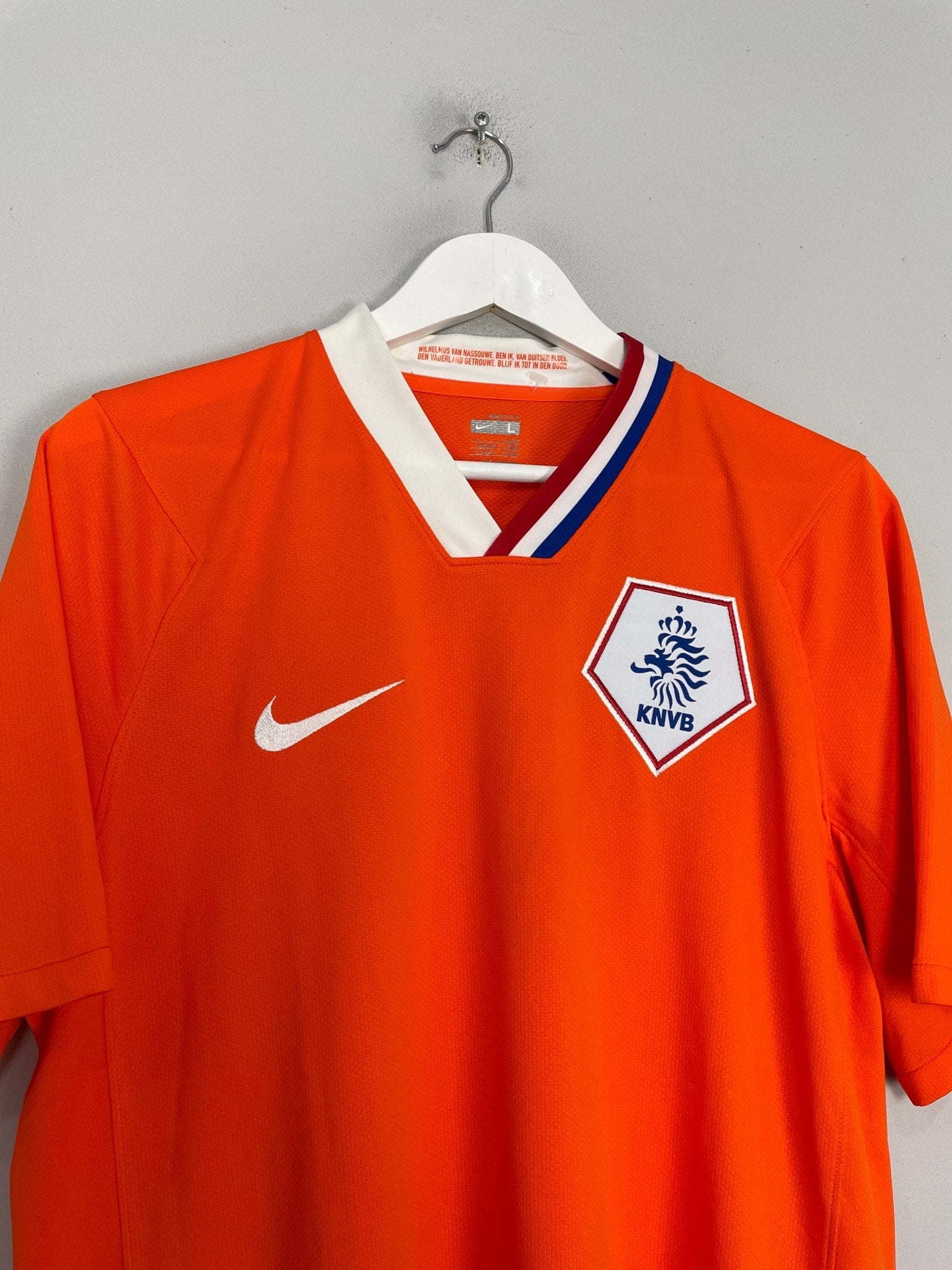 Shop 2008/10 NETHERLANDS HOME SHIRT (L) NIKE, classic football shirts, vintage football shirts & retro soccer jerseys at Cult Kits