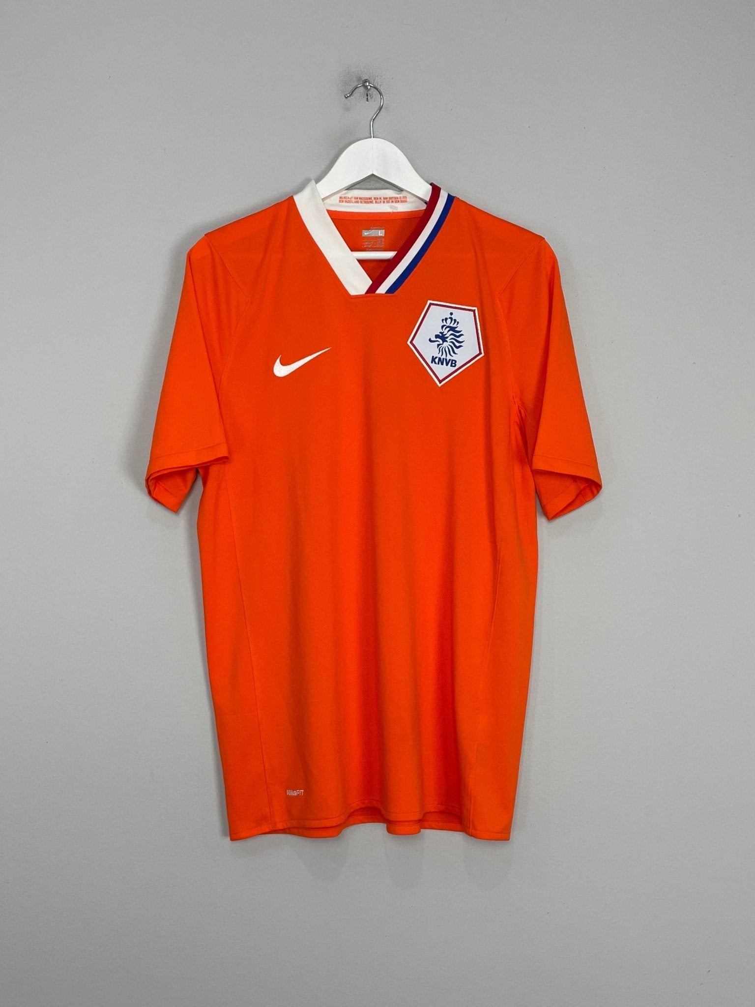 Shop 2008/10 NETHERLANDS HOME SHIRT (L) NIKE, classic football shirts, vintage football shirts & retro soccer jerseys at Cult Kits