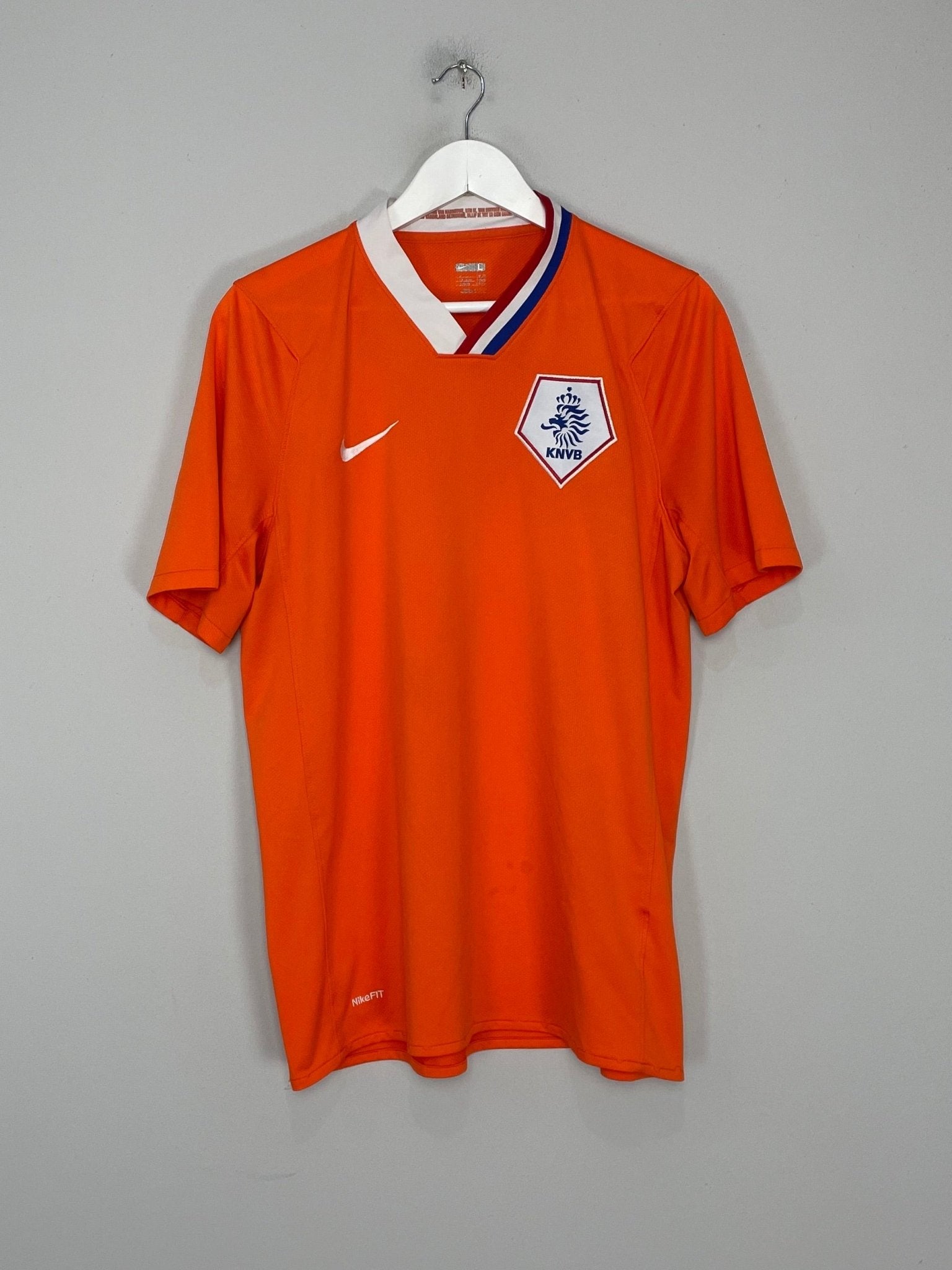 Shop 2008/10 NETHERLANDS HOME SHIRT (L) NIKE, classic football shirts, vintage football shirts & retro soccer jerseys at Cult Kits