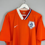 Shop 2008/10 NETHERLANDS HOME SHIRT (XXL) NIKE, classic football shirts, vintage football shirts & retro soccer jerseys at Cult Kits