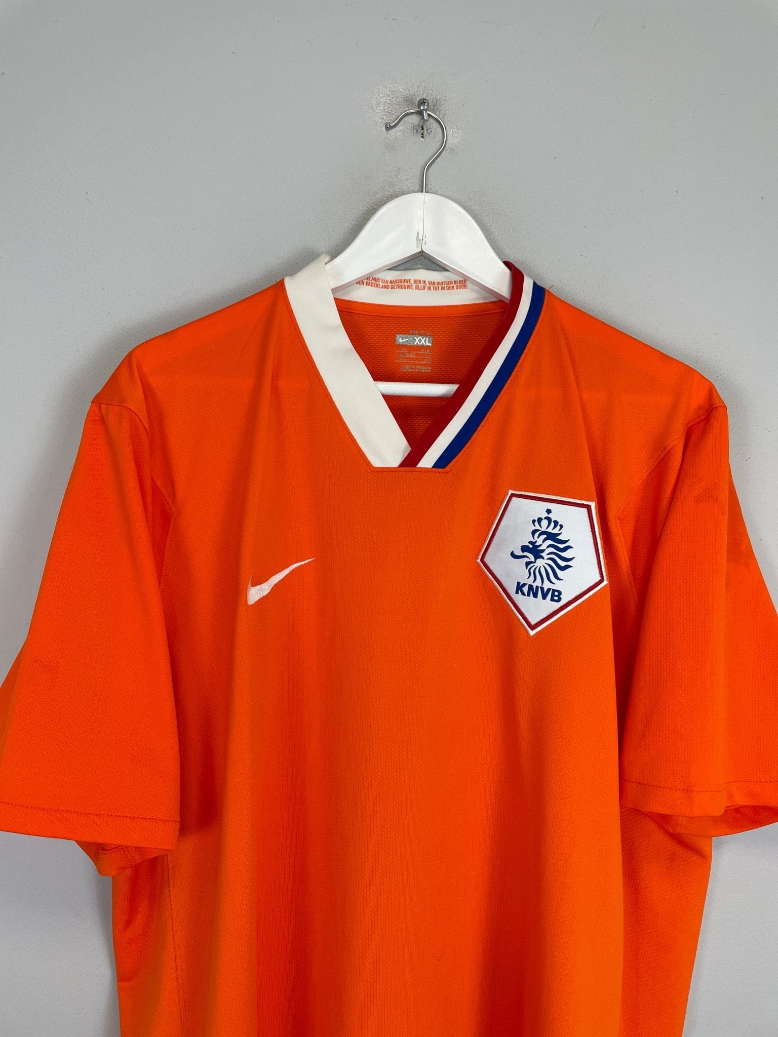 Shop 2008/10 NETHERLANDS HOME SHIRT (XXL) NIKE, classic football shirts, vintage football shirts & retro soccer jerseys at Cult Kits