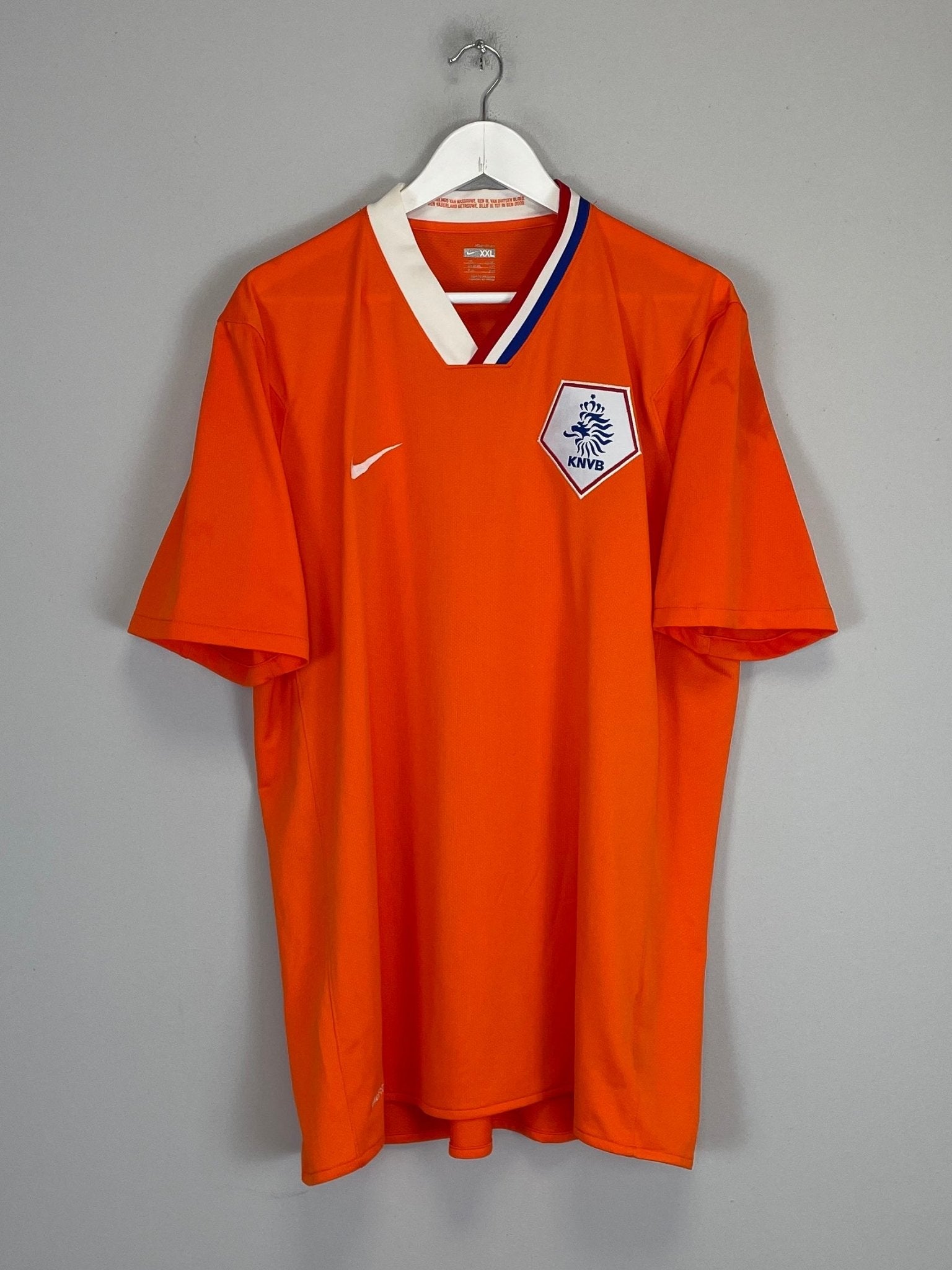 Shop 2008/10 NETHERLANDS HOME SHIRT (XXL) NIKE, classic football shirts, vintage football shirts & retro soccer jerseys at Cult Kits