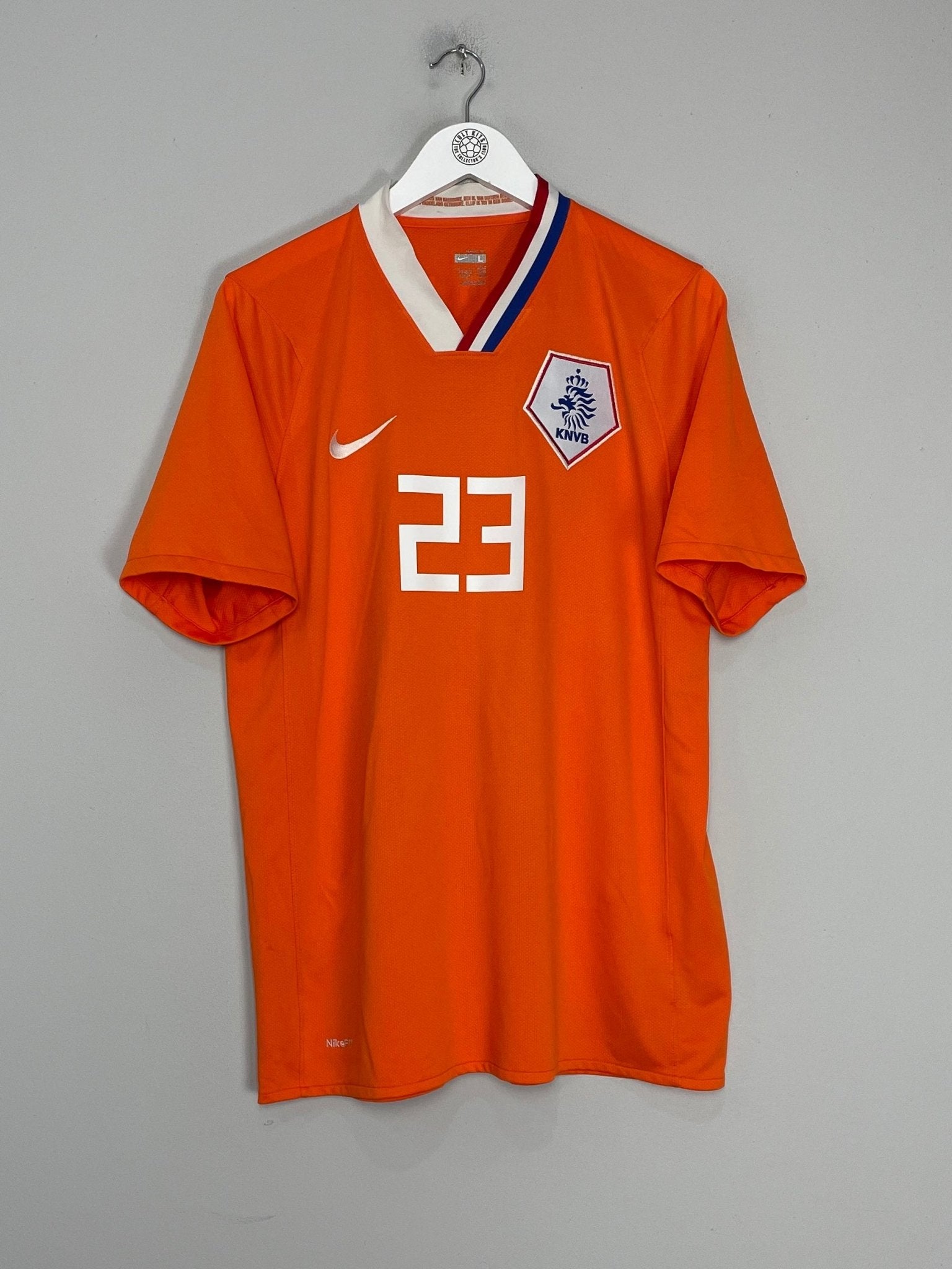 Shop 2008/10 NETHERLANDS VAN DER VAART #23 HOME SHIRT (L) NIKE, classic football shirts, vintage football shirts & retro soccer jerseys at Cult Kits