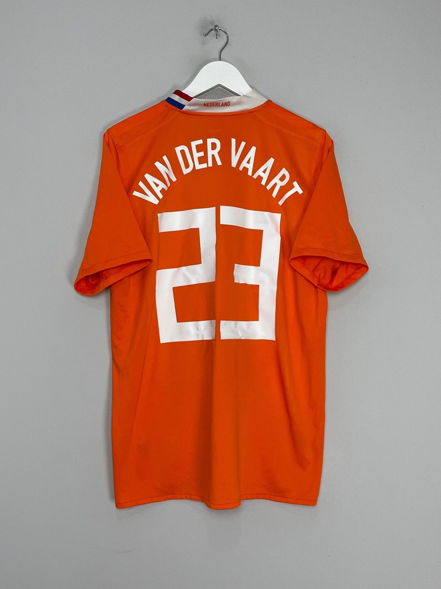 Shop 2008/10 NETHERLANDS VAN DER VAART #23 HOME SHIRT (L) NIKE, classic football shirts, vintage football shirts & retro soccer jerseys at Cult Kits