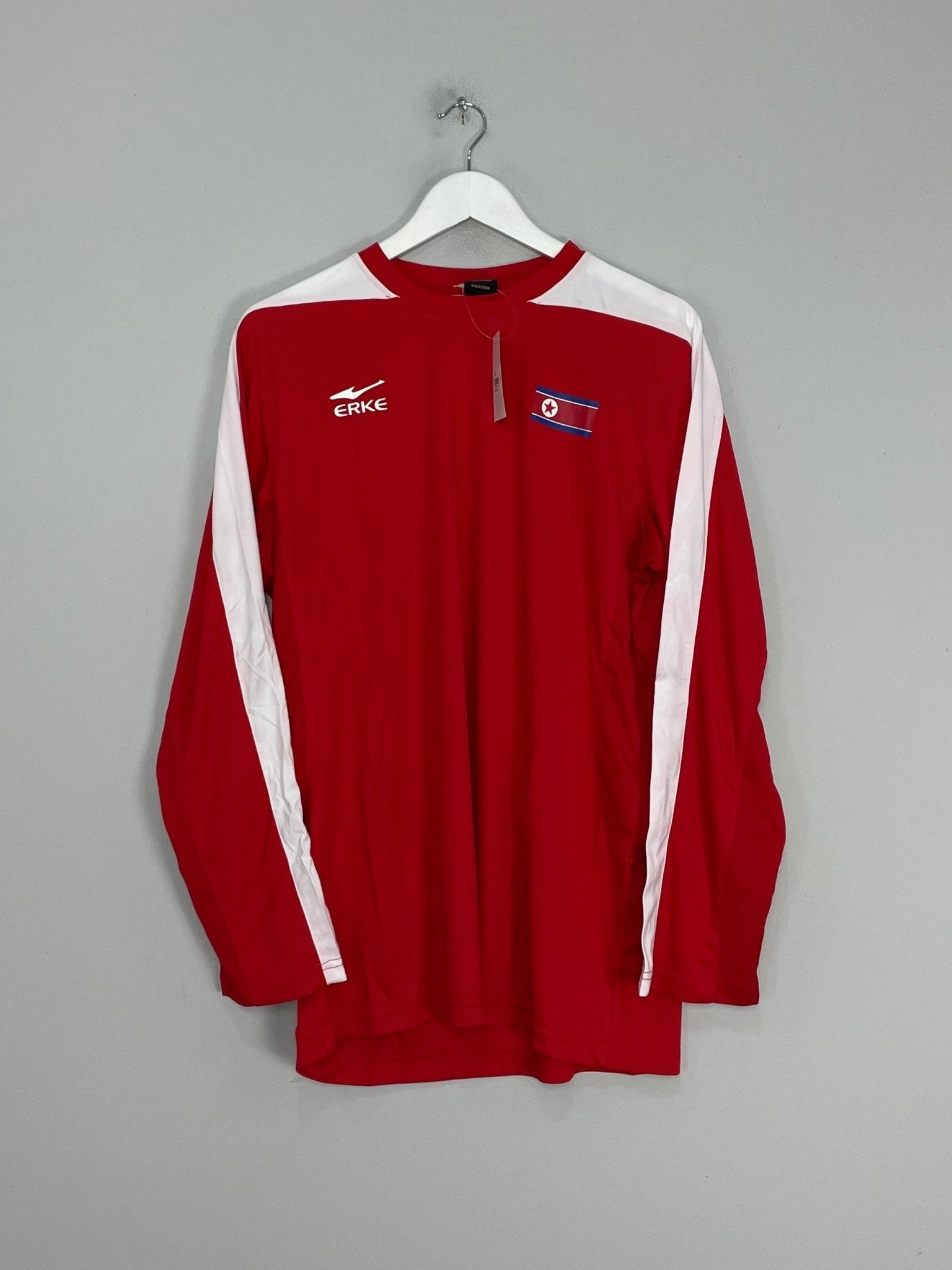 Shop 2008/10 NORTH KOREA *BNWT* L/S HOME SHIRT (XL) ERKE, classic football shirts, vintage football shirts & retro soccer jerseys at Cult Kits