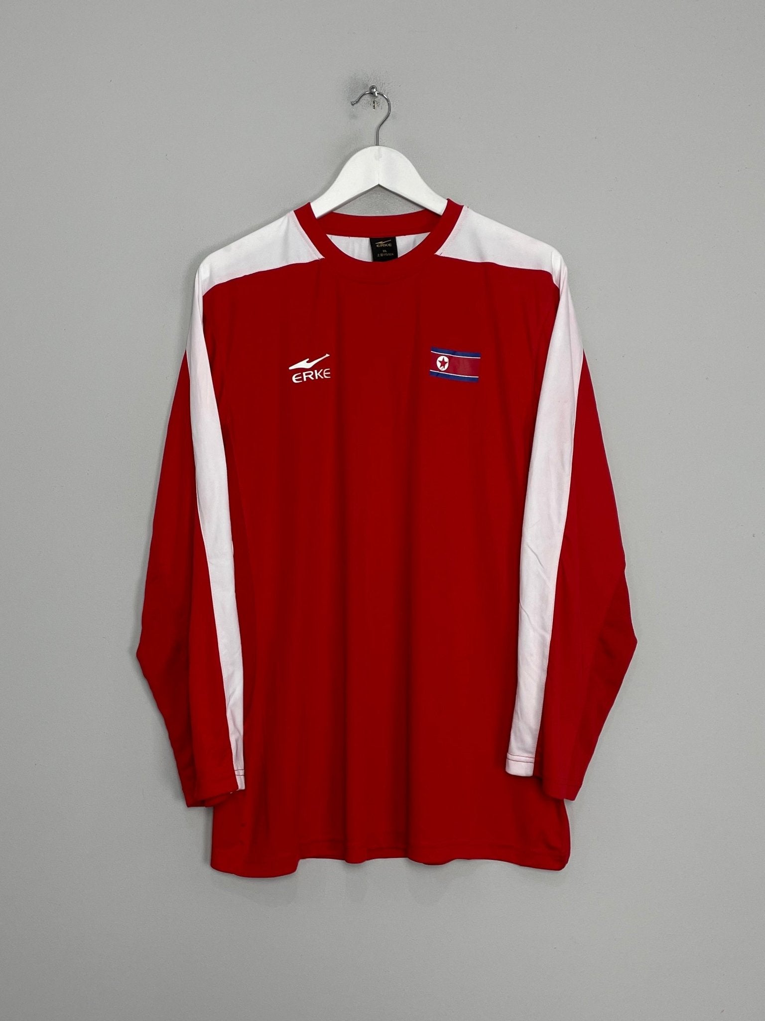 Shop 2008/10 NORTH KOREA L/S HOME SHIRT (XL) ERKE, classic football shirts, vintage football shirts & retro soccer jerseys at Cult Kits