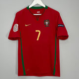 Shop 2008/10 PORTUGAL C.RONALDO #7 HOME SHIRT (XL.KIDS) NIKE, classic football shirts, vintage football shirts & retro soccer jerseys at Cult Kits