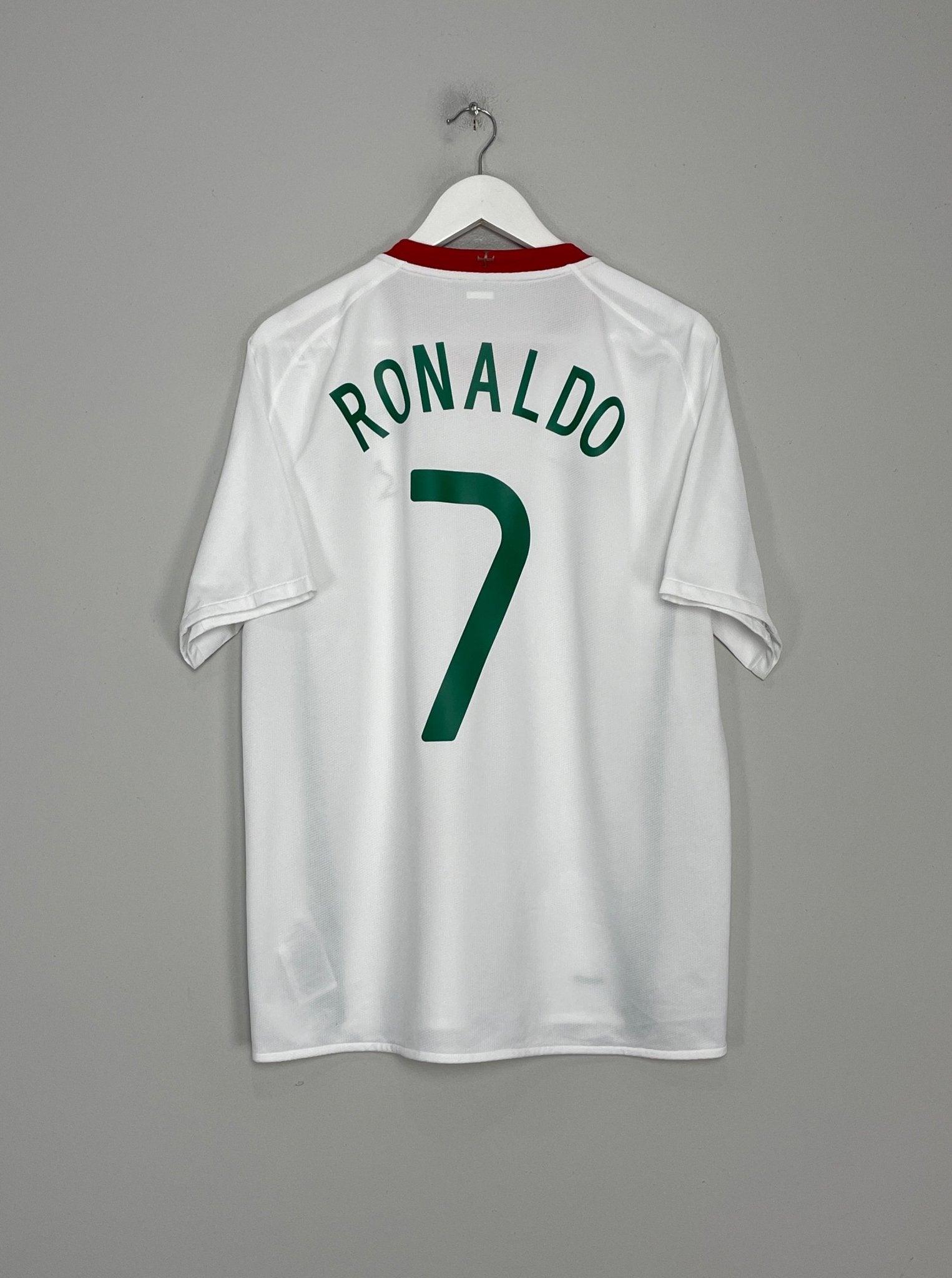 Shop 2008/10 PORTUGAL RONALDO #7 AWAY SHIRT (L) NIKE, classic football shirts, vintage football shirts & retro soccer jerseys at Cult Kits
