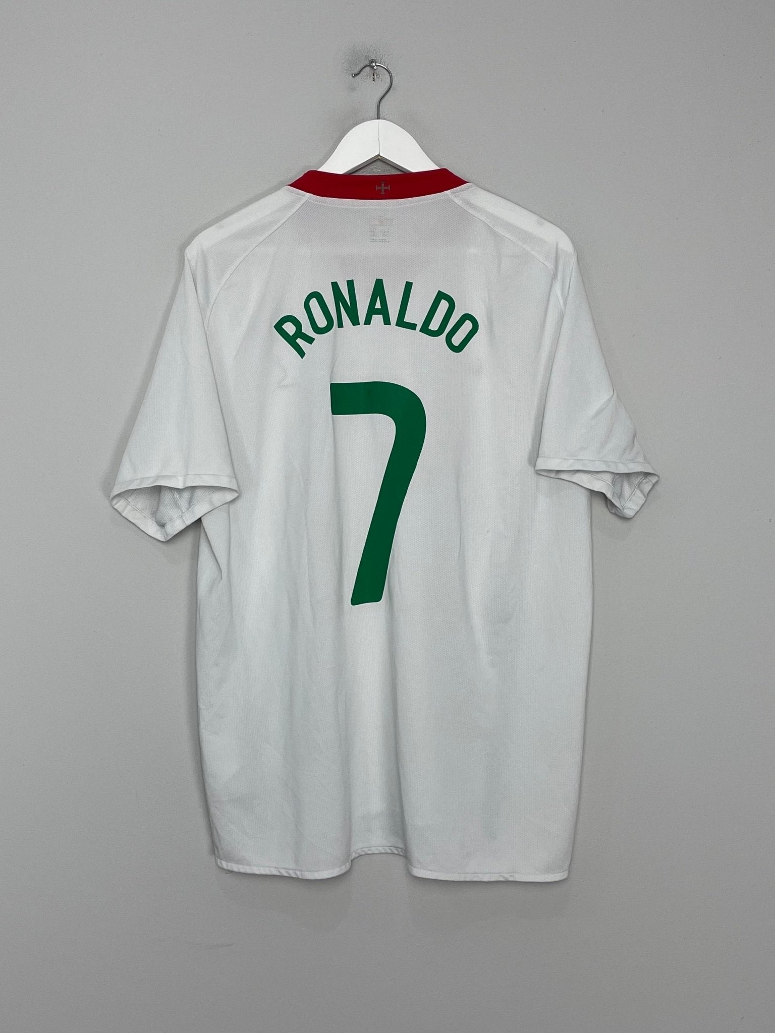 Shop 2008/10 PORTUGAL RONALDO #7 AWAY SHIRT (XL) NIKE, classic football shirts, vintage football shirts & retro soccer jerseys at Cult Kits