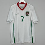 Shop 2008/10 PORTUGAL RONALDO #7 AWAY SHIRT (XL) NIKE, classic football shirts, vintage football shirts & retro soccer jerseys at Cult Kits