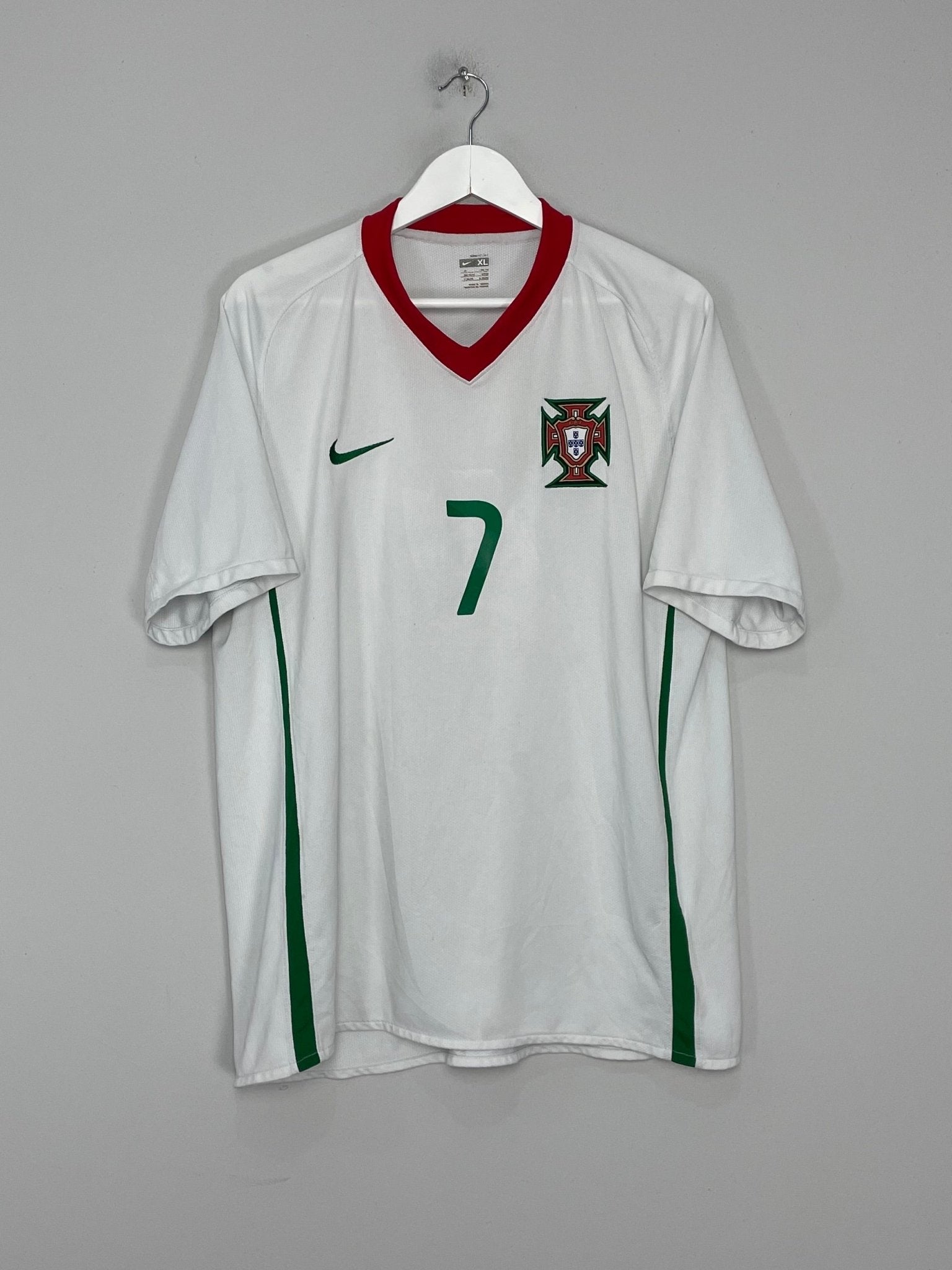 Shop 2008/10 PORTUGAL RONALDO #7 AWAY SHIRT (XL) NIKE, classic football shirts, vintage football shirts & retro soccer jerseys at Cult Kits