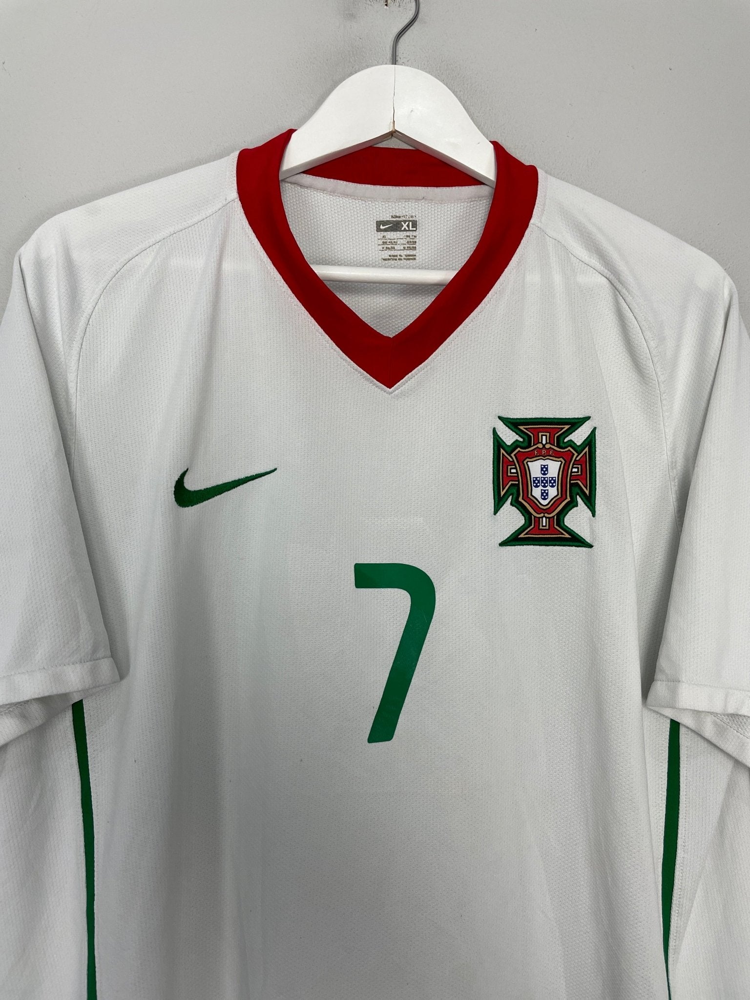 Shop 2008/10 PORTUGAL RONALDO #7 AWAY SHIRT (XL) NIKE, classic football shirts, vintage football shirts & retro soccer jerseys at Cult Kits
