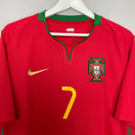 Shop 2008/10 PORTUGAL RONALDO #7 HOME SHIRT (L) NIKE, classic football shirts, vintage football shirts & retro soccer jerseys at Cult Kits