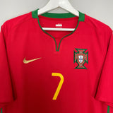 Shop 2008/10 PORTUGAL RONALDO #7 HOME SHIRT (L) NIKE, classic football shirts, vintage football shirts & retro soccer jerseys at Cult Kits
