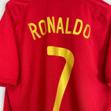 2008/10 PORTUGAL RONALDO 7 HOME SHIRT (L) NIKE - Cult Kits - Large - Buy Vintage Football Shirts, Authentic Retro Football Shirts For Sale, Classic Football Shirts & Soccer Jersey