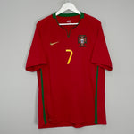 Shop 2008/10 PORTUGAL RONALDO #7 HOME SHIRT (L) NIKE, classic football shirts, vintage football shirts & retro soccer jerseys at Cult Kits