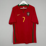 Shop 2008/10 PORTUGAL RONALDO #7 HOME SHIRT (L) NIKE, classic football shirts, vintage football shirts & retro soccer jerseys at Cult Kits