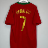 2008/10 PORTUGAL RONALDO 7 HOME SHIRT (L) NIKE - Cult Kits - Large - Buy Vintage Football Shirts, Authentic Retro Football Shirts For Sale, Classic Football Shirts & Soccer Jersey