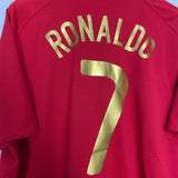 Shop 2008/10 PORTUGAL RONALDO #7 HOME SHIRT (XL) NIKE, classic football shirts, vintage football shirts & retro soccer jerseys at Cult Kits