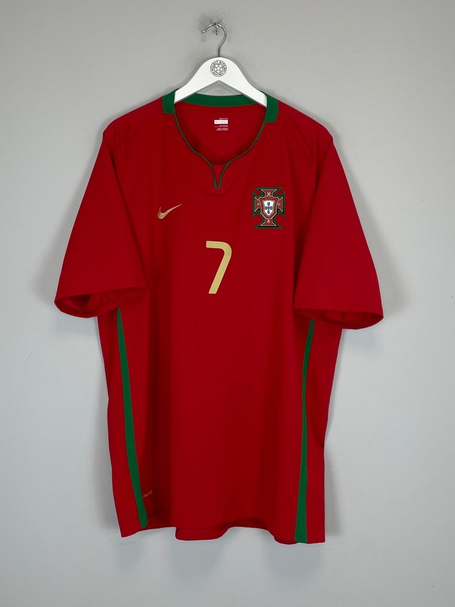 2008/10 PORTUGAL RONALDO 7 HOME SHIRT (XXL) NIKE - Cult Kits - XXL - Buy Vintage Football Shirts, Authentic Retro Football Shirts For Sale, Classic Football Shirts & Soccer Jersey