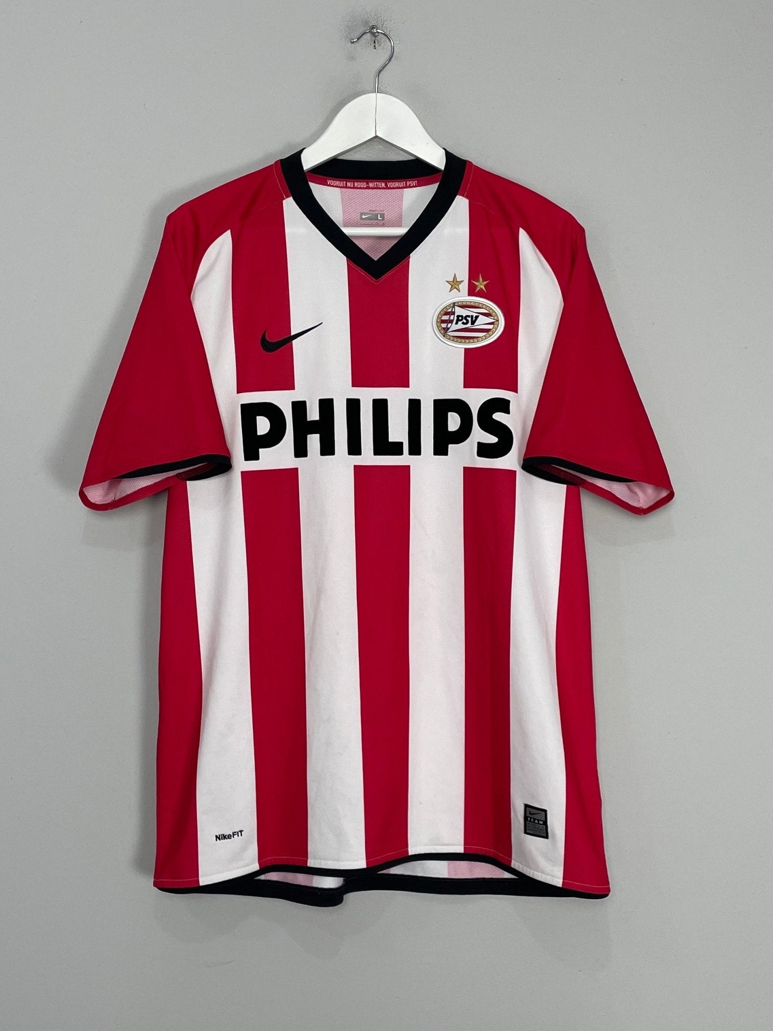 Shop 2008/10 PSV HOME SHIRT (L) NIKE, classic football shirts, vintage football shirts & retro soccer jerseys at Cult Kits