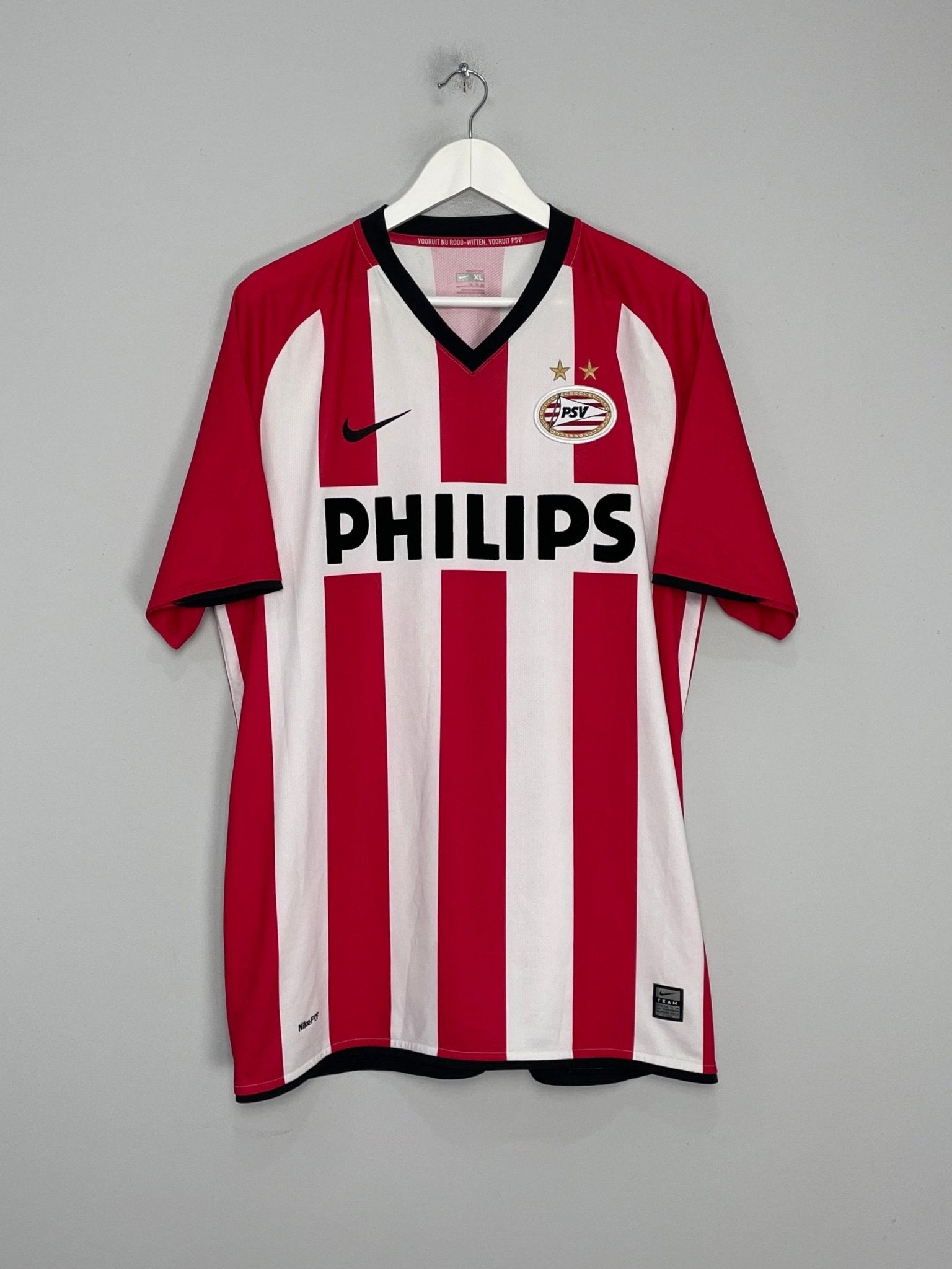 Shop 2008/10 PSV HOME SHIRT (XL) NIKE, classic football shirts, vintage football shirts & retro soccer jerseys at Cult Kits