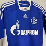 Shop 2008/10 SCHALKE FARFAN #17 HOME SHIRT (M) ADIDAS, classic football shirts, vintage football shirts & retro soccer jerseys at Cult Kits