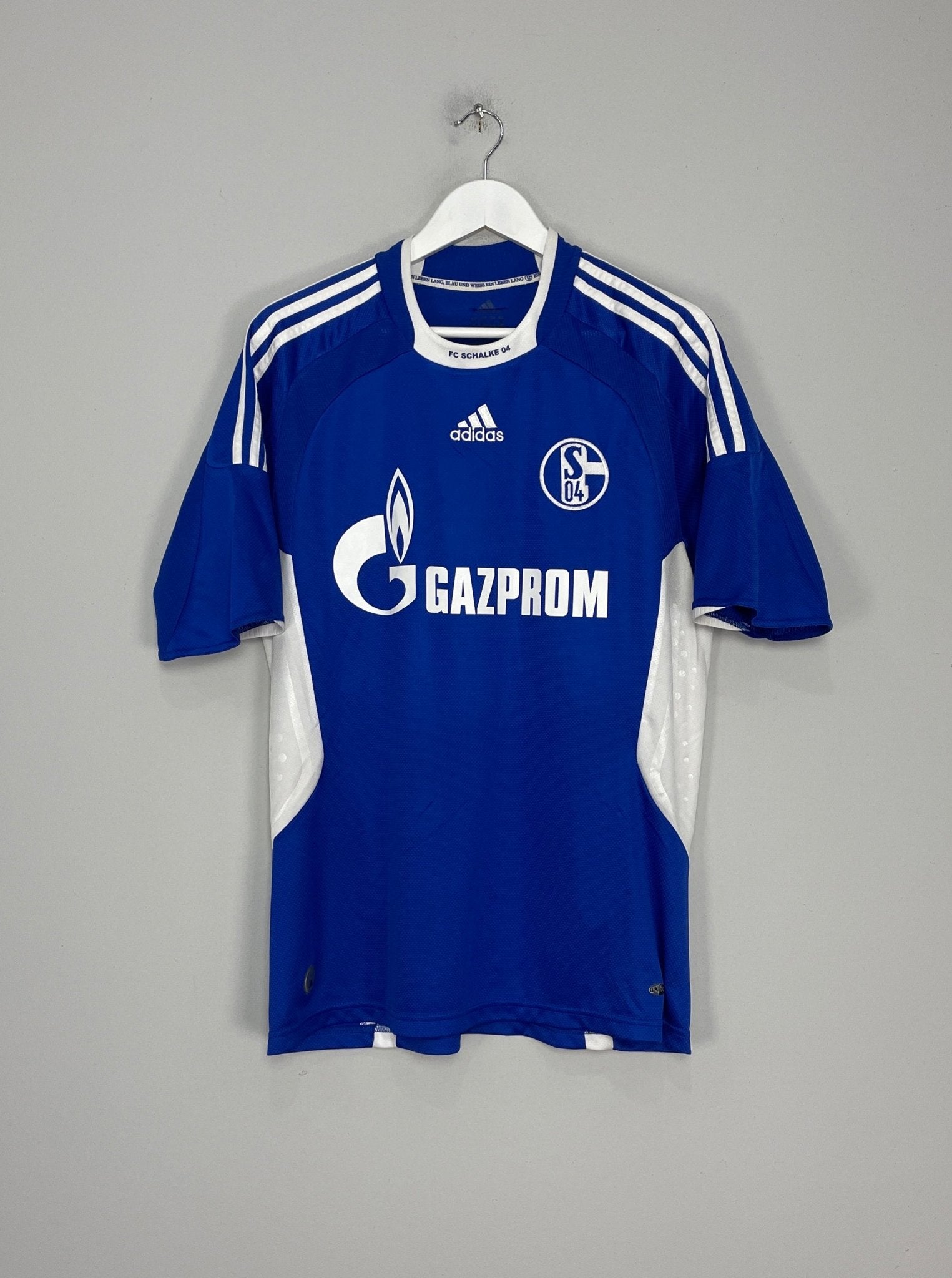 Shop 2008/10 SCHALKE FARFAN #17 HOME SHIRT (M) ADIDAS, classic football shirts, vintage football shirts & retro soccer jerseys at Cult Kits