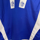 Shop 2008/10 SCHALKE FARFAN #17 HOME SHIRT (M) ADIDAS, classic football shirts, vintage football shirts & retro soccer jerseys at Cult Kits