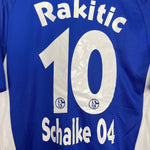 Shop 2008/10 SCHALKE RAKITIC #10 HOME SHIRT (M) ADIDAS, classic football shirts, vintage football shirts & retro soccer jerseys at Cult Kits