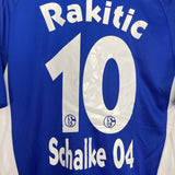 Shop 2008/10 SCHALKE RAKITIC #10 HOME SHIRT (M) ADIDAS, classic football shirts, vintage football shirts & retro soccer jerseys at Cult Kits