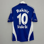 Shop 2008/10 SCHALKE RAKITIC #10 HOME SHIRT (M) ADIDAS, classic football shirts, vintage football shirts & retro soccer jerseys at Cult Kits