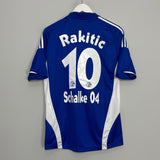 Shop 2008/10 SCHALKE RAKITIC #10 HOME SHIRT (M) ADIDAS, classic football shirts, vintage football shirts & retro soccer jerseys at Cult Kits