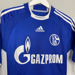 Shop 2008/10 SCHALKE RAKITIC #10 HOME SHIRT (M) ADIDAS, classic football shirts, vintage football shirts & retro soccer jerseys at Cult Kits