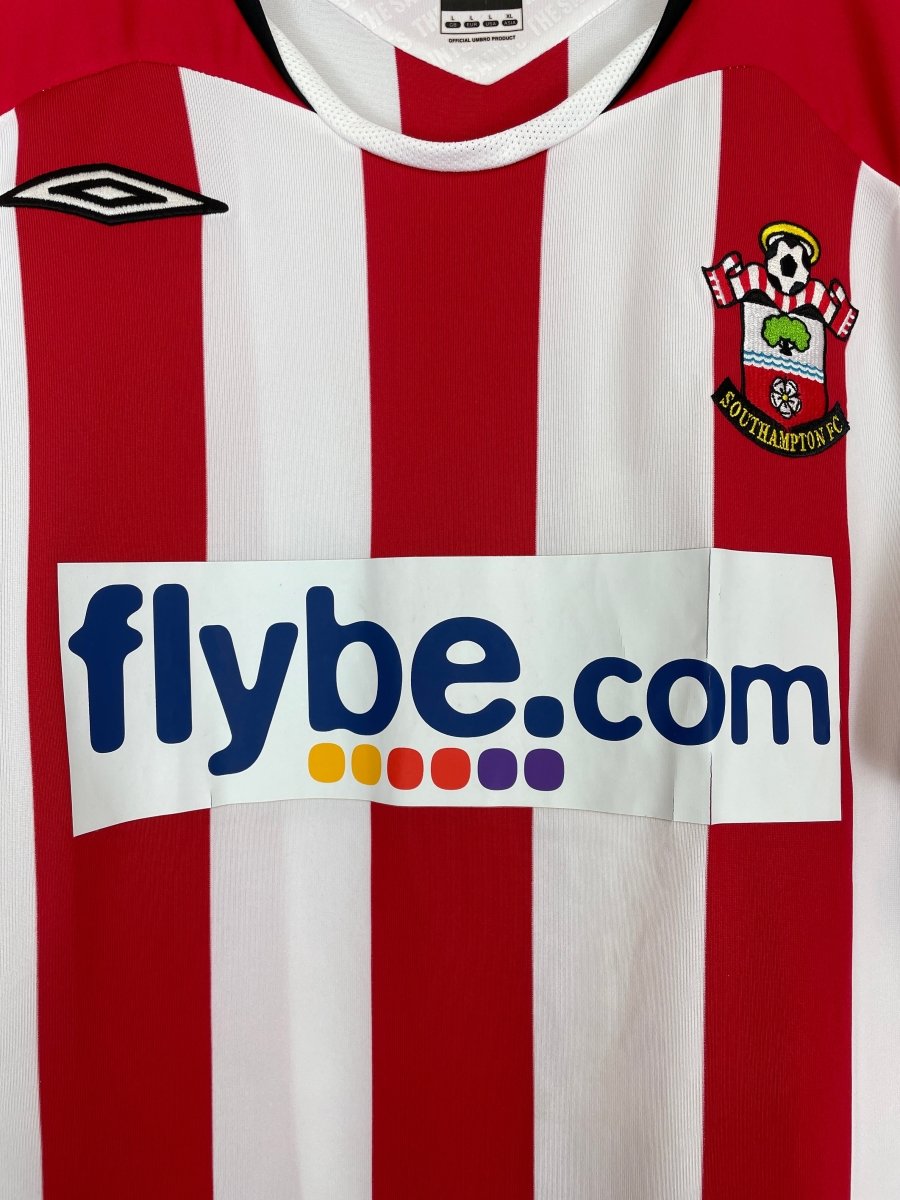 2008/10 SOUTHAMPTON LALLANA 20 HOME SHIRT (L) UMBRO - Cult Kits - Large - Buy Vintage Football Shirts, Authentic Retro Football Shirts For Sale, Classic Football Shirts & Soccer Jersey
