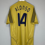 Shop 2008/10 SPAIN ALONSO #14 AWAY SHIRT (L) ADIDAS, classic football shirts, vintage football shirts & retro soccer jerseys at Cult Kits