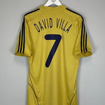 2008/10 SPAIN DAVID VILLA 7 AWAY SHIRT (M) ADIDAS - Cult Kits - Medium - Buy Vintage Football Shirts, Authentic Retro Football Shirts For Sale, Classic Football Shirts & Soccer Jersey