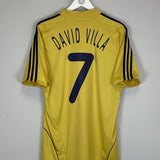 2008/10 SPAIN DAVID VILLA 7 AWAY SHIRT (M) ADIDAS - Cult Kits - Medium - Buy Vintage Football Shirts, Authentic Retro Football Shirts For Sale, Classic Football Shirts & Soccer Jersey