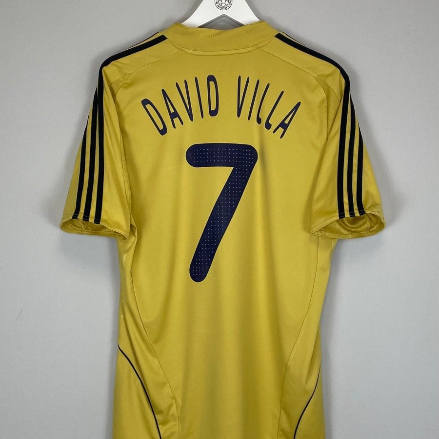 2008/10 SPAIN DAVID VILLA 7 AWAY SHIRT (M) ADIDAS - Cult Kits - Medium - Buy Vintage Football Shirts, Authentic Retro Football Shirts For Sale, Classic Football Shirts & Soccer Jersey