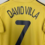 Shop 2008/10 SPAIN DAVID VILLA #7 AWAY SHIRT (XL) ADIDAS, classic football shirts, vintage football shirts & retro soccer jerseys at Cult Kits