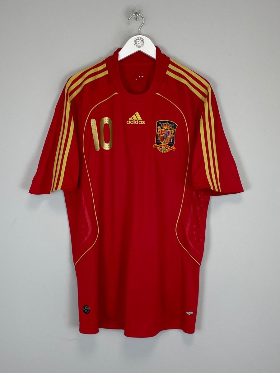 2008/10 SPAIN FABREGAS 10 HOME SHIRT (XL) ADIDAS - Cult Kits - XL - Buy Vintage Football Shirts, Authentic Retro Football Shirts For Sale, Classic Football Shirts & Soccer Jersey