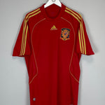 Shop 2008/10 SPAIN HOME SHIRT (L) ADIDAS, classic football shirts, vintage football shirts & retro soccer jerseys at Cult Kits