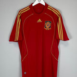 Shop 2008/10 SPAIN HOME SHIRT (L) ADIDAS, classic football shirts, vintage football shirts & retro soccer jerseys at Cult Kits
