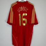2008/10 SPAIN LLORENTE 16 HOME SHIRT (XXL) ADIDAS - Cult Kits - XXL - Buy Vintage Football Shirts, Authentic Retro Football Shirts For Sale, Classic Football Shirts & Soccer Jersey