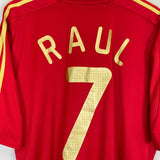 2008/10 SPAIN RAUL 7 HOME SHIRT (XL) ADIDAS - Cult Kits - XL - Buy Vintage Football Shirts, Authentic Retro Football Shirts For Sale, Classic Football Shirts & Soccer Jersey