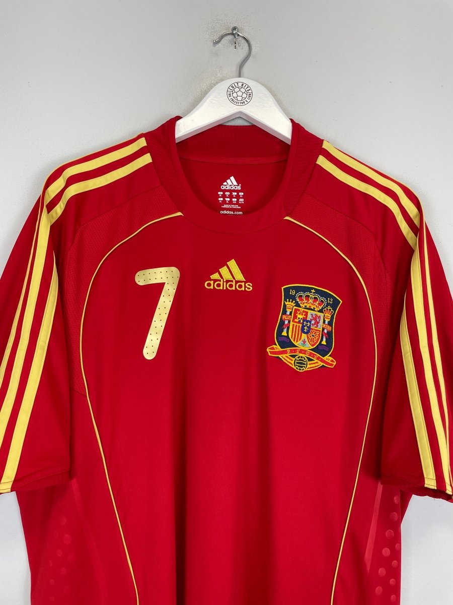 2008/10 SPAIN RAUL 7 HOME SHIRT (XL) ADIDAS - Cult Kits - XL - Buy Vintage Football Shirts, Authentic Retro Football Shirts For Sale, Classic Football Shirts & Soccer Jersey