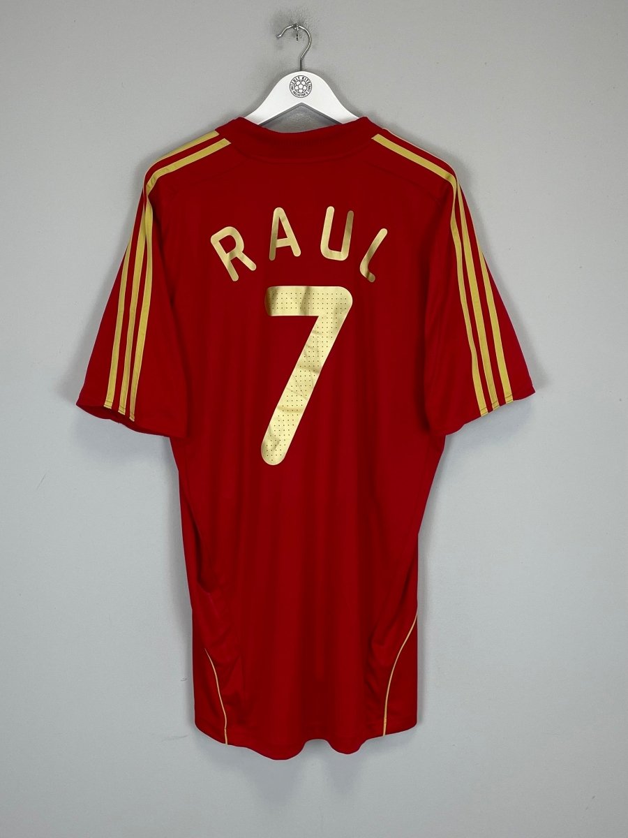 2008/10 SPAIN RAUL 7 HOME SHIRT (XL) ADIDAS - Cult Kits - XL - Buy Vintage Football Shirts, Authentic Retro Football Shirts For Sale, Classic Football Shirts & Soccer Jersey