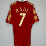 2008/10 SPAIN RAUL 7 HOME SHIRT (XL) ADIDAS - Cult Kits - XL - Buy Vintage Football Shirts, Authentic Retro Football Shirts For Sale, Classic Football Shirts & Soccer Jersey