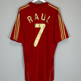 2008/10 SPAIN RAUL 7 HOME SHIRT (XL) ADIDAS - Cult Kits - XL - Buy Vintage Football Shirts, Authentic Retro Football Shirts For Sale, Classic Football Shirts & Soccer Jersey