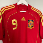 Shop 2008/10 SPAIN TORRES #9 HOME SHIRT (M) ADIDAS, classic football shirts, vintage football shirts & retro soccer jerseys at Cult Kits